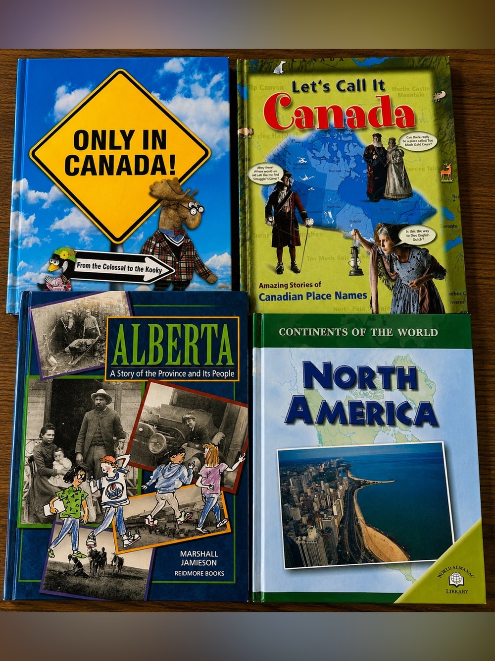 Canada & Geography Book Bundle – Alberta, North America & Canadian History
